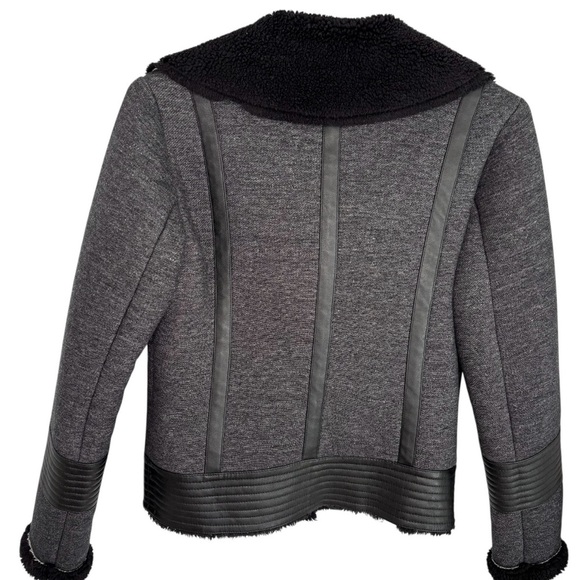 NWT NIC+ZOE Women's Black and Gray Teddy Jacket - Picture 9 of 11